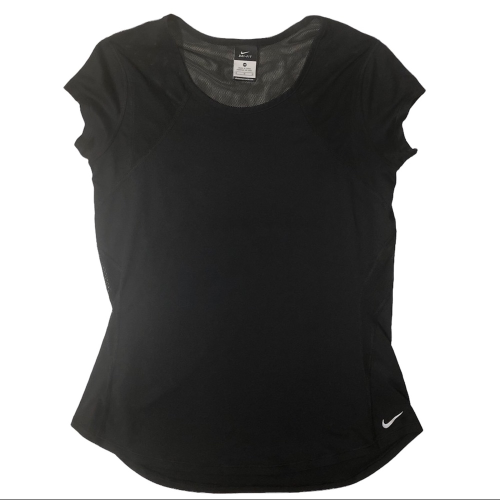 Nike DriFit M running mesh short sleeve tee crew